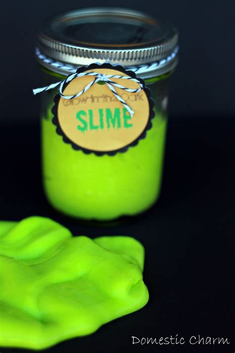 Domestic Charm: Glow-in-the-Dark Slime