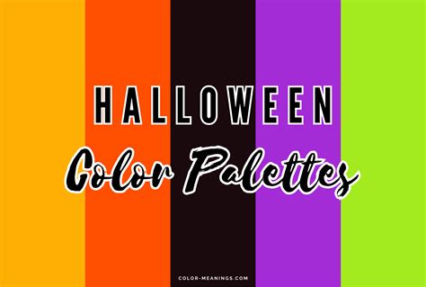 Halloween Color Palette And Scheme Halloween Color Pa - vrogue.co