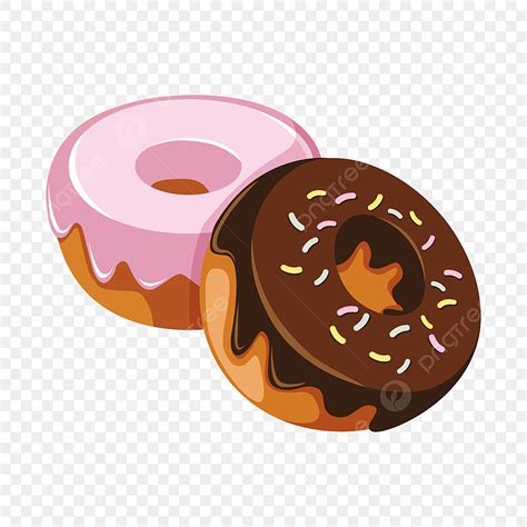 Donut Cartoon Vector Hd Images, Cartoon Vector Donut, Donut Clipart, Food, Donut PNG Image For ...