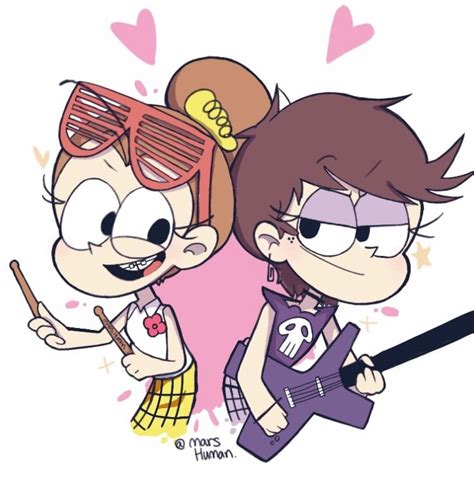 Luan y luna | The loud house fanart, Loud house characters, The loud house luna