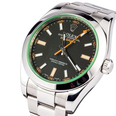 Rolex Milgauss Green Crystal 116400 GV - On Sale Now at Bob's Watches