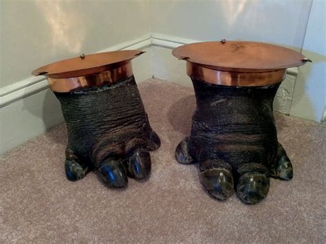 African Hippo Taxidermy Feet « Obnoxious Antiques