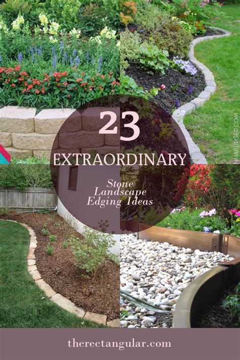 23 Extraordinary Stone Landscape Edging Ideas - Home, Family, Style and ...