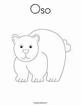 Oso Coloring Page  Twisty Noodle sketch template