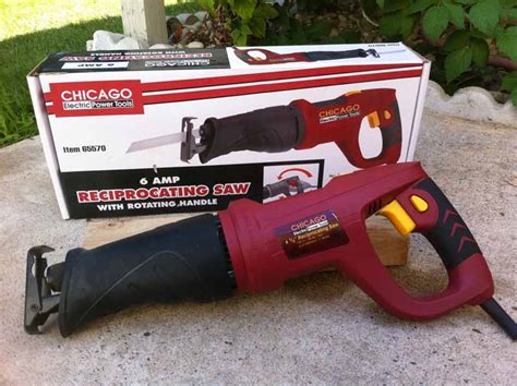 Chicago Electric Rotating Handle Reciprocating Saw Review