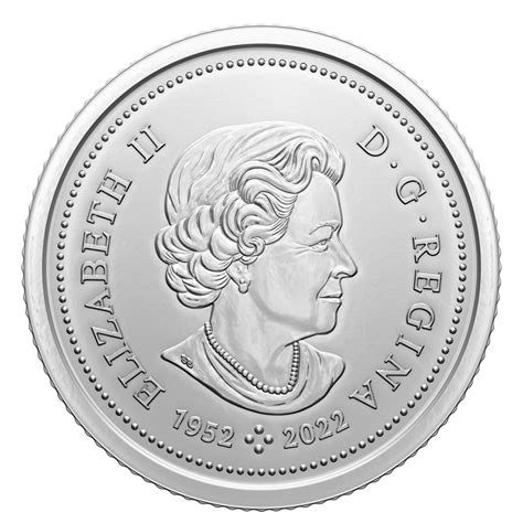 2023 Canadian 10-Cent Bluenose Schooner/QEII Reign Dates Dime Coin (Brilliant Uncirculated)
