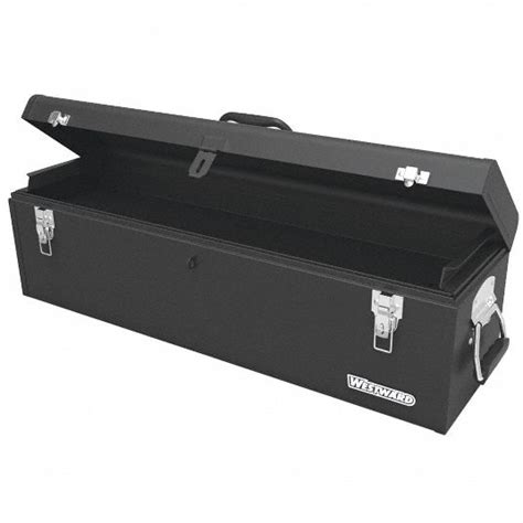 WESTWARD Steel Portable Tool Box, 9 in Overall Height, 30 in Overall ...