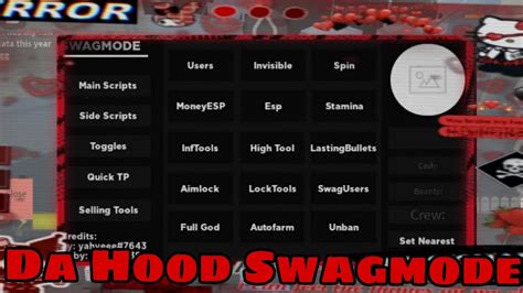 Roblox Da Hood Script | Swagmode GUI | Hydrogen & Fluxus - YouTube