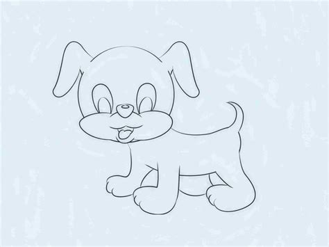 Cute Dog Drawing Easy at GetDrawings | Free download