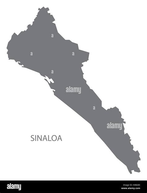 Sinaloa map vector Stock Vector Images - Alamy