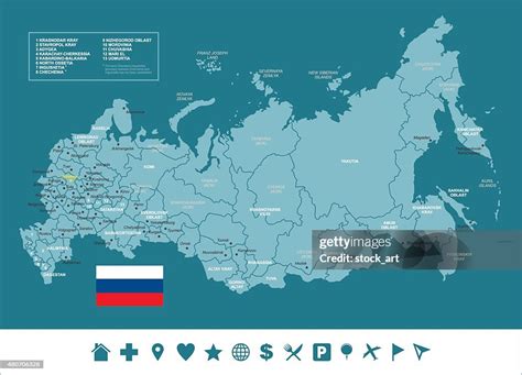 Russia Map High-Res Vector Graphic - Getty Images