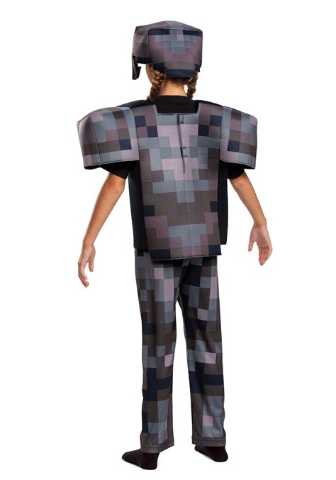 Minecraft Netherite Armor Kid's Deluxe Costume