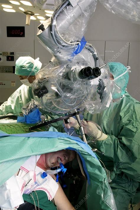 Brain tumour removal surgery - Stock Image - C001/8551 - Science Photo Library