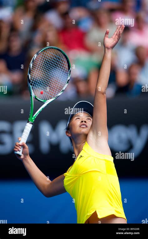 Tennis star Peng Shuai of China during the Australia Open Tennis Grand ...