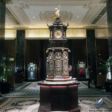 The Fantastic Clock In The Lobby Of New York City’s Waldorf-Astoria Is ...