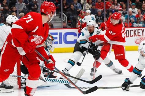 Detroit Red Wings vs. San Jose Sharks: Photos from Little Caesars Arena