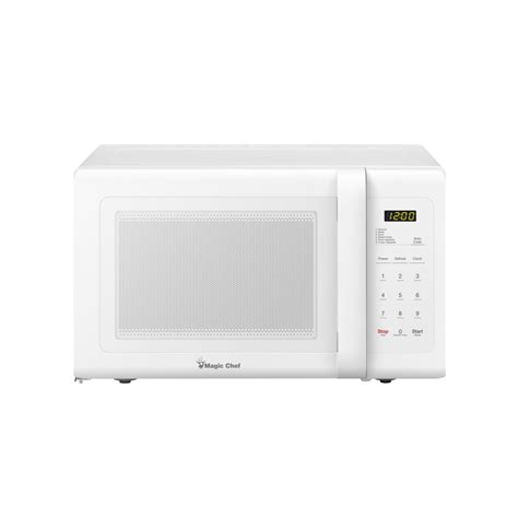 Magic Chef 0.9 cu. ft. Countertop Microwave in White-MCD993W - The Home Depot