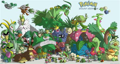 Image - Grass type pokemon.png | Superpower Wiki | FANDOM powered by Wikia