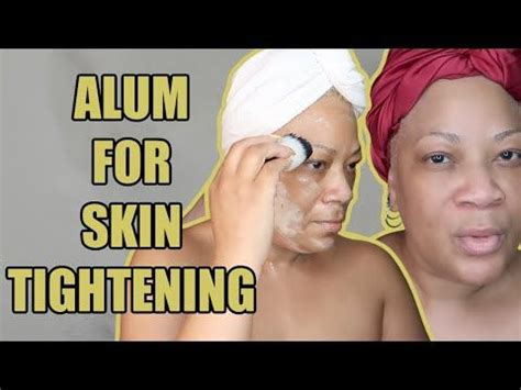 A New Way To Tighten Your Skin With Alum Powder - YouTube Alum Uses ...