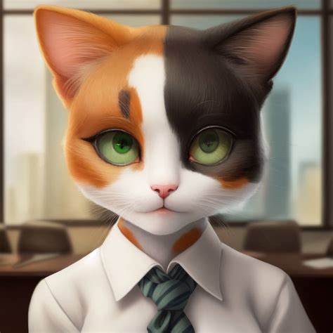 Office cat by hardboildchicken on DeviantArt