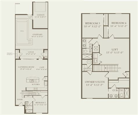 Pulte Townhome Floor Plans