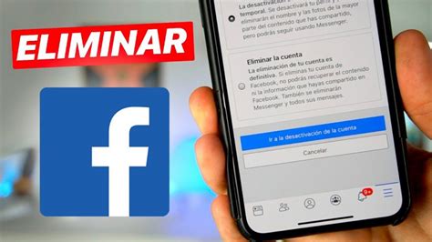 Borrar cuenta facebook movil | Actualizado julio 2021