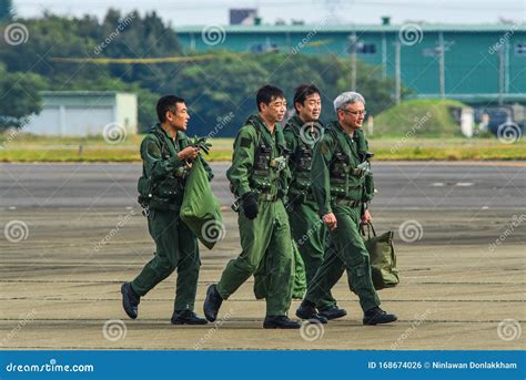 Air Crew of Japan Air Self Defense Force JASDF Editorial Photo - Image ...