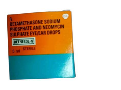 GSK Sterile Drop Betamethasone Sodium Phosphate Neomycin Sulphate Eye Ear Drops, Packaging Size ...