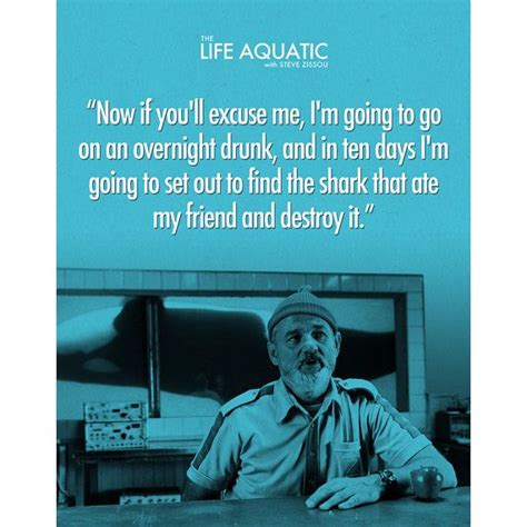 The Life Aquatic Quote Poster Print by WoodPanelBasement on Etsy, $19.99 | Life aquatic quotes ...