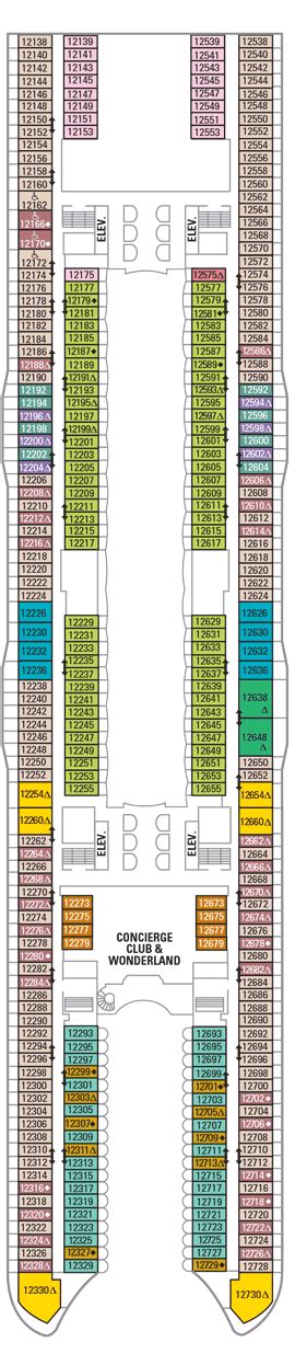 Deck 12 - Oasis of the Seas Deck Plans | Royal Caribbean Blog