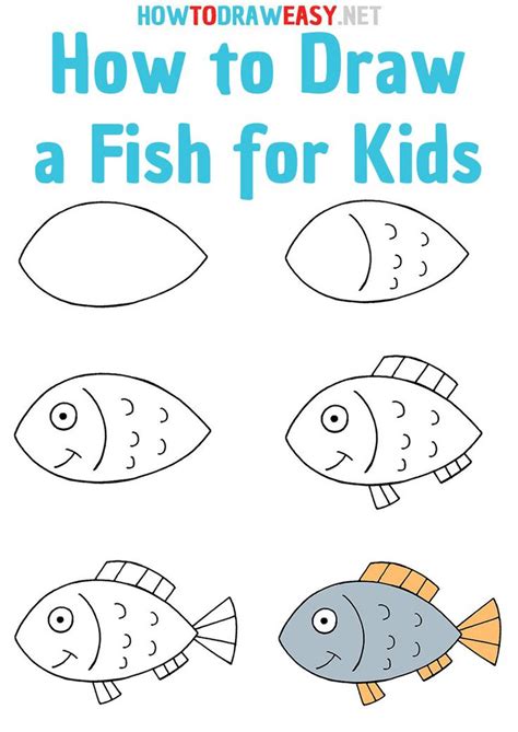 The Best Step By Step Fish Drawing Easy References | PeepsBurgh.Com