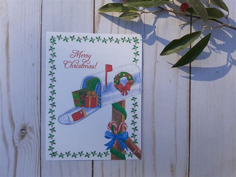 Mail Carrier Holiday Cards - Thank you from Postman Postcard 10 Pack - Christmas Card from ...