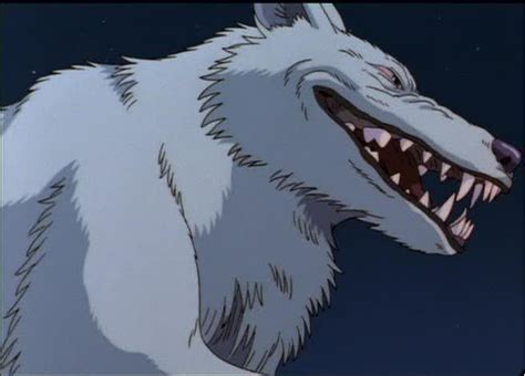 Princess Mononoke - Moro, the wolf, laughing | Studio ghibli characters, Ghibli, Studio ghibli