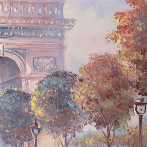 Parisian Oil Painting of Arc de Triomphe | EBTH