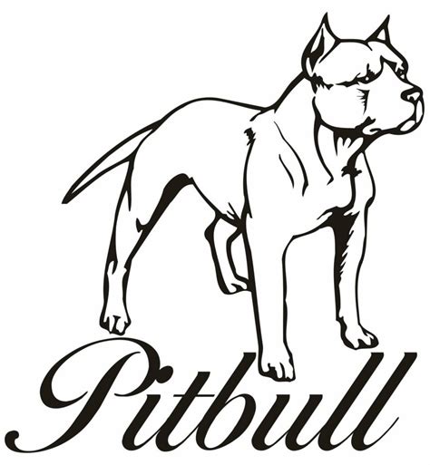 Pitbull Coloring Pages - Best Coloring Pages For Kids