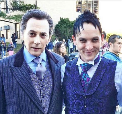 Paul Reubens and Robin Lord Taylor on the set of Gotham | Paul reubens ...