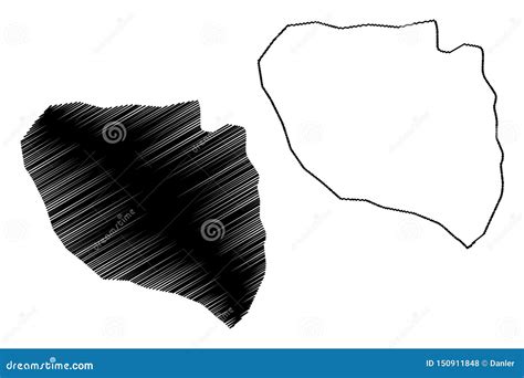 Niamey Region Regions Of Niger, Republic Of The Niger Map Vector ...