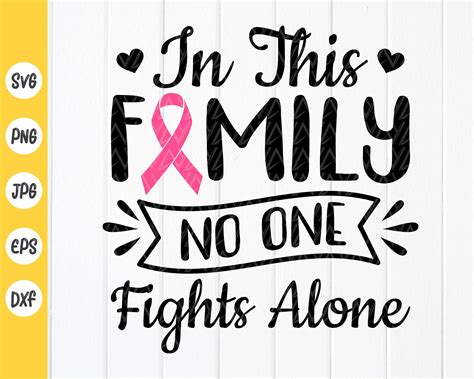 Cut File Cancer Awareness SVG Southern Spark svg png eps pdf jpg dxf In This Family No One ...