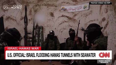 U.S. Official: Israel flooding Hamas tunnels with seawater | CNN