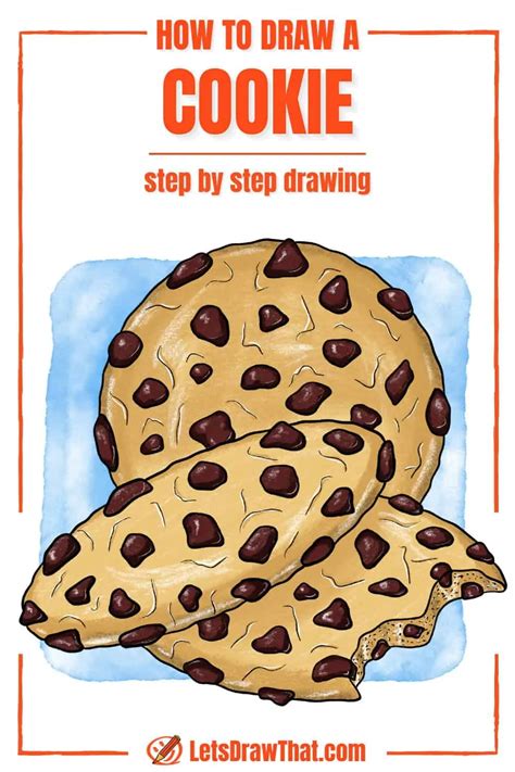 How to Draw a Cookie - 3 Different Ways