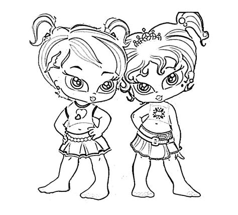 Bratz Babyz Coloring page by JennyTwoShoes2004 on DeviantArt