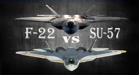 Lockheed Martin F-22 Raptor VS Sukhoi Su-57 - Fighter jets world