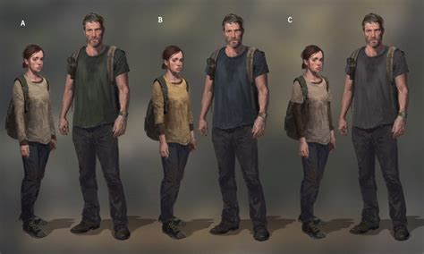 Ellie and Joel Concept Art - The Last of Us Part II Art Gallery