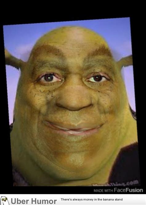 So I decided to mesh Shrek and Bill Cosby’s face | Funny Pictures, Quotes, Pics, Photos, Images ...