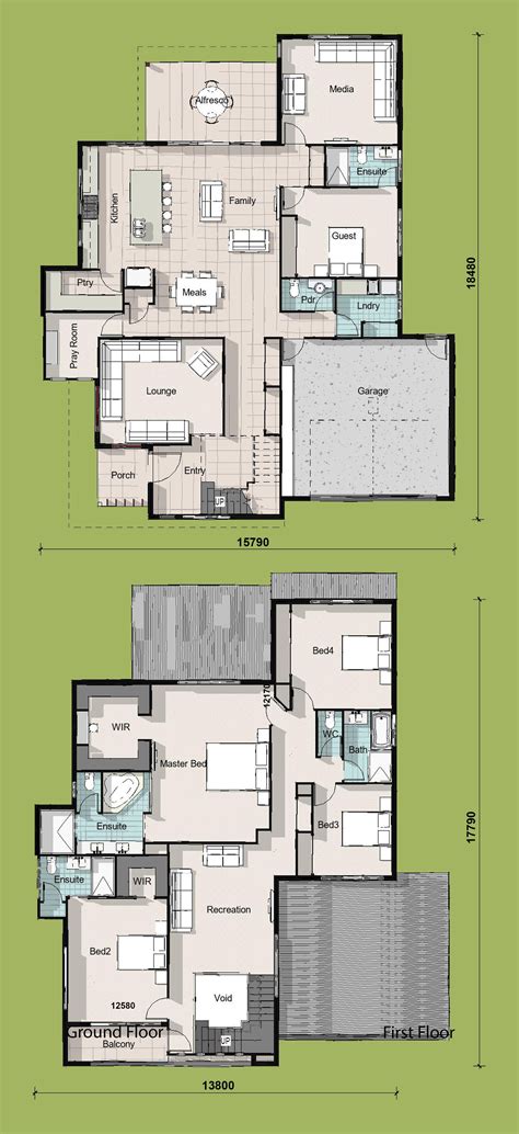 Empress- Two Storey House Floorplan byBuilding Buddy https://tinyurl ...