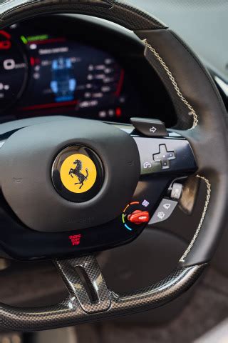 Download wallpaper Ferrari, steering wheel, Roma, Ferrari Roma Spider ...