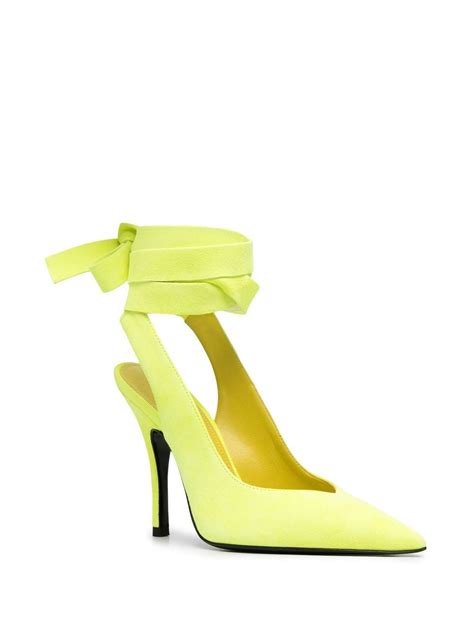 The Attico Venus 110mm tie-ankle Pumps - Farfetch