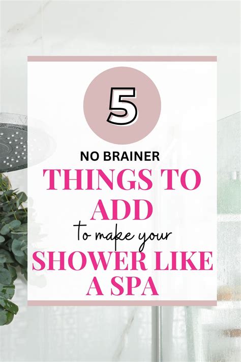 5 Simple Ways To Make Your Shower Feel Like A Luxury Spa — serenaajoyce