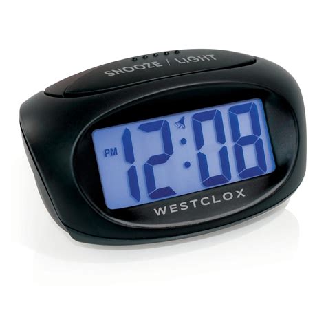 Westclox Digital 3.25" Blue LCD Alarm Clock, 70043 - Walmart.com