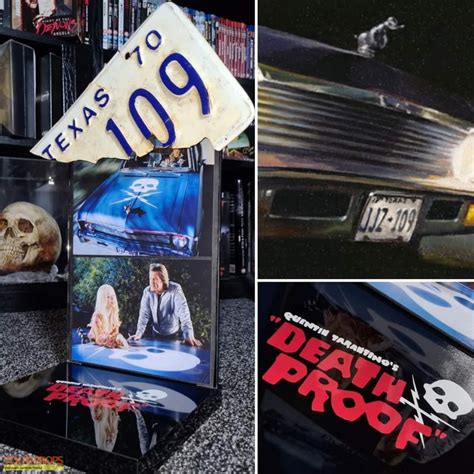 Death Proof Stuntman Mike License Plate original movie prop